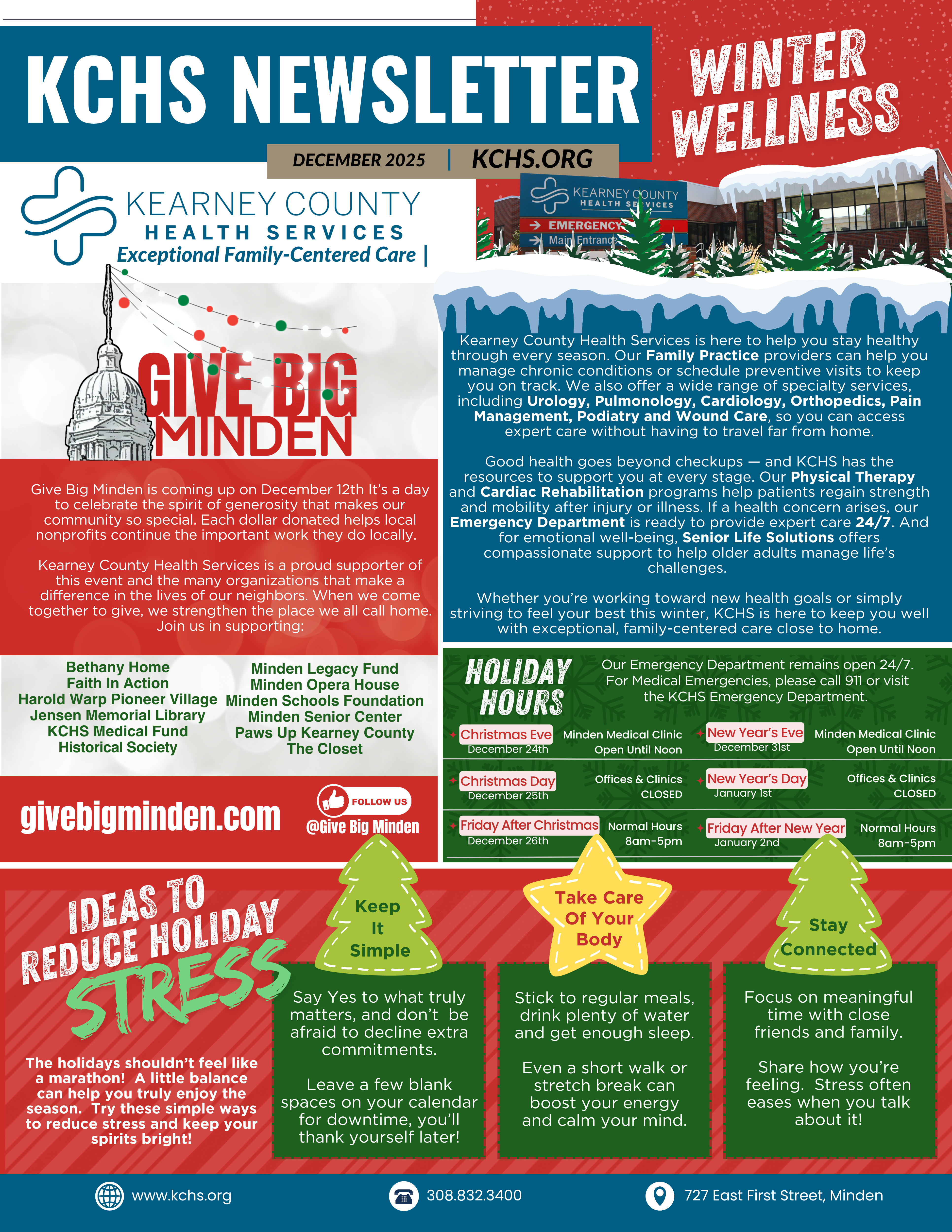 December Newsletter Also available in PDF Above