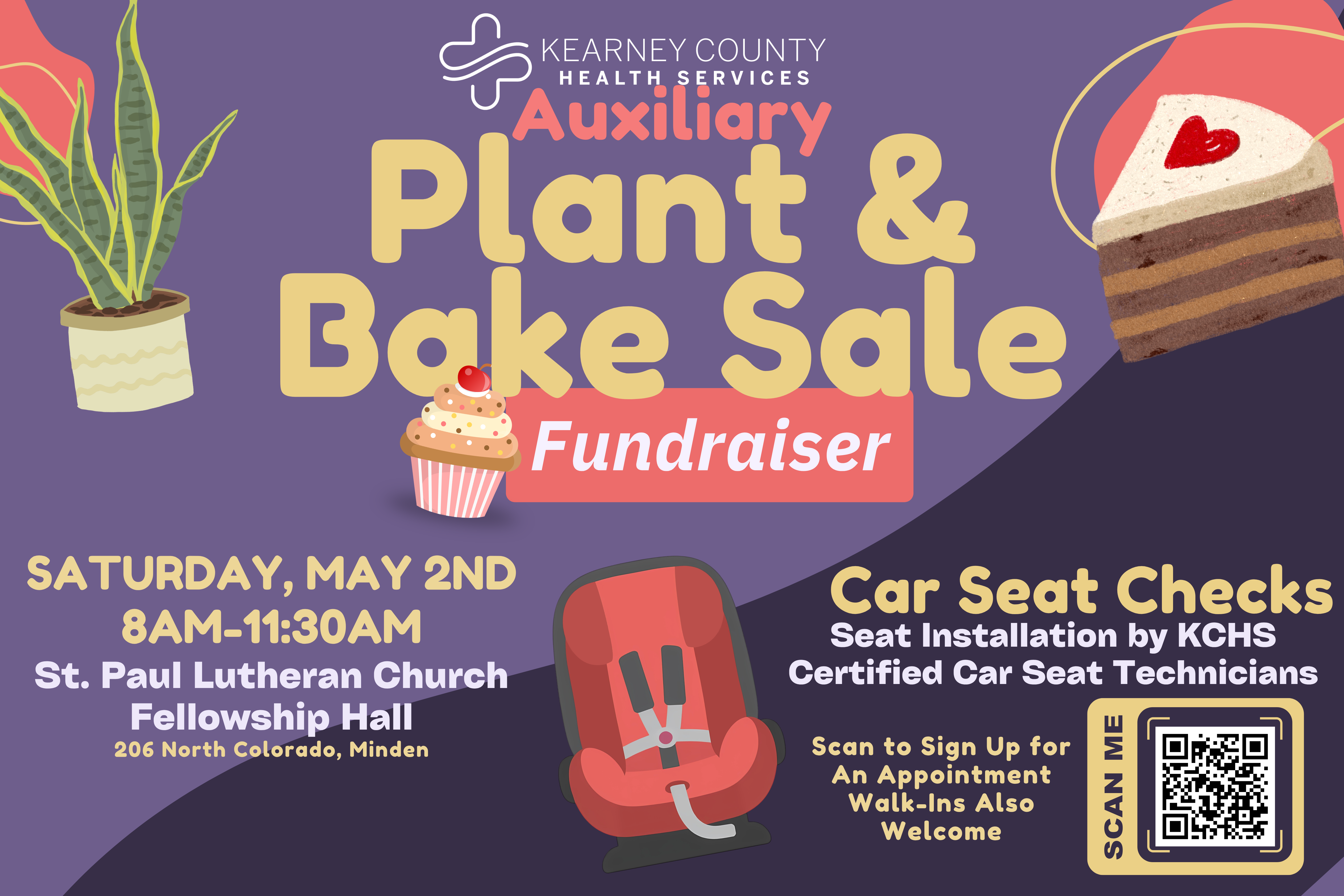 Flier for Plant and Bake Sale