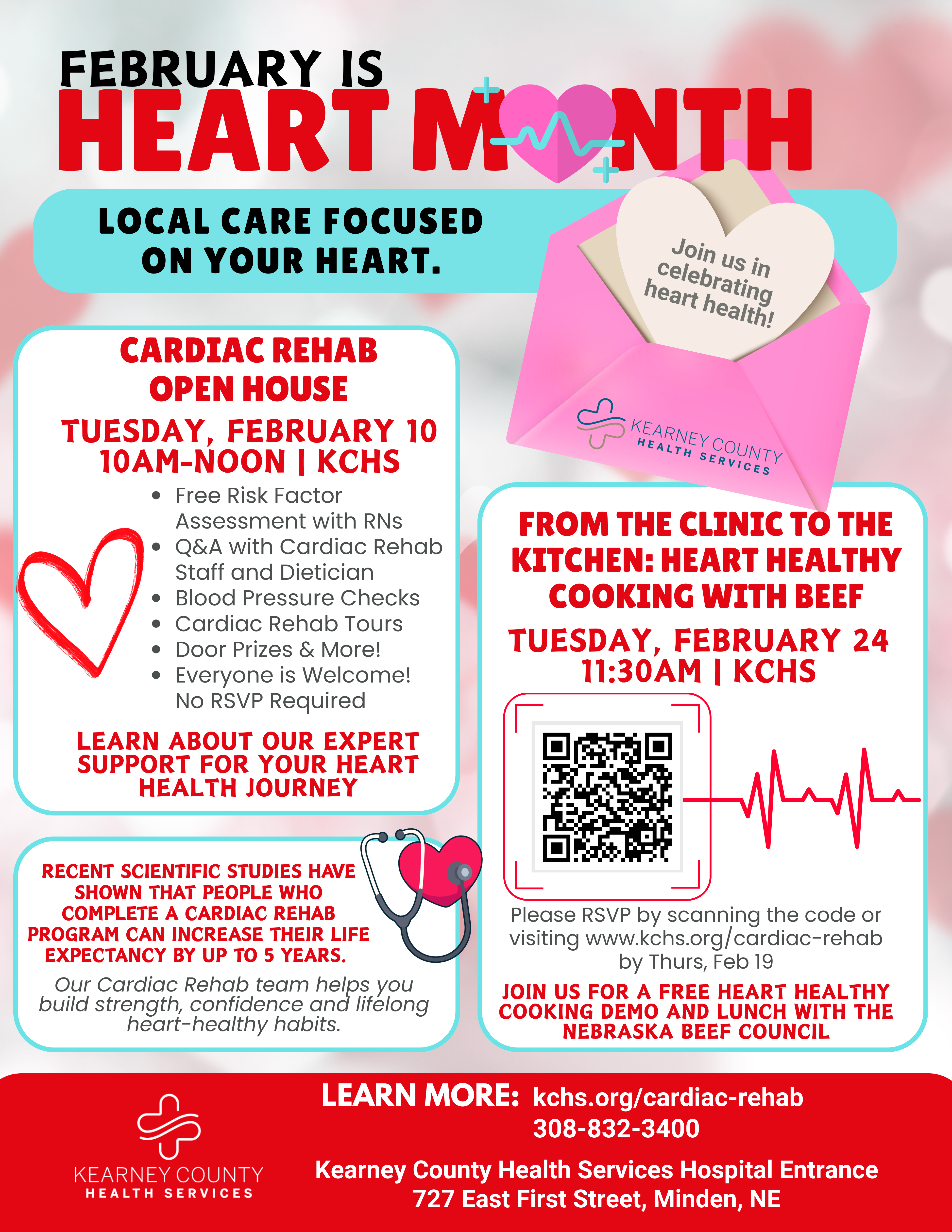 Cardiac Rehab Event Flier, also available using the link