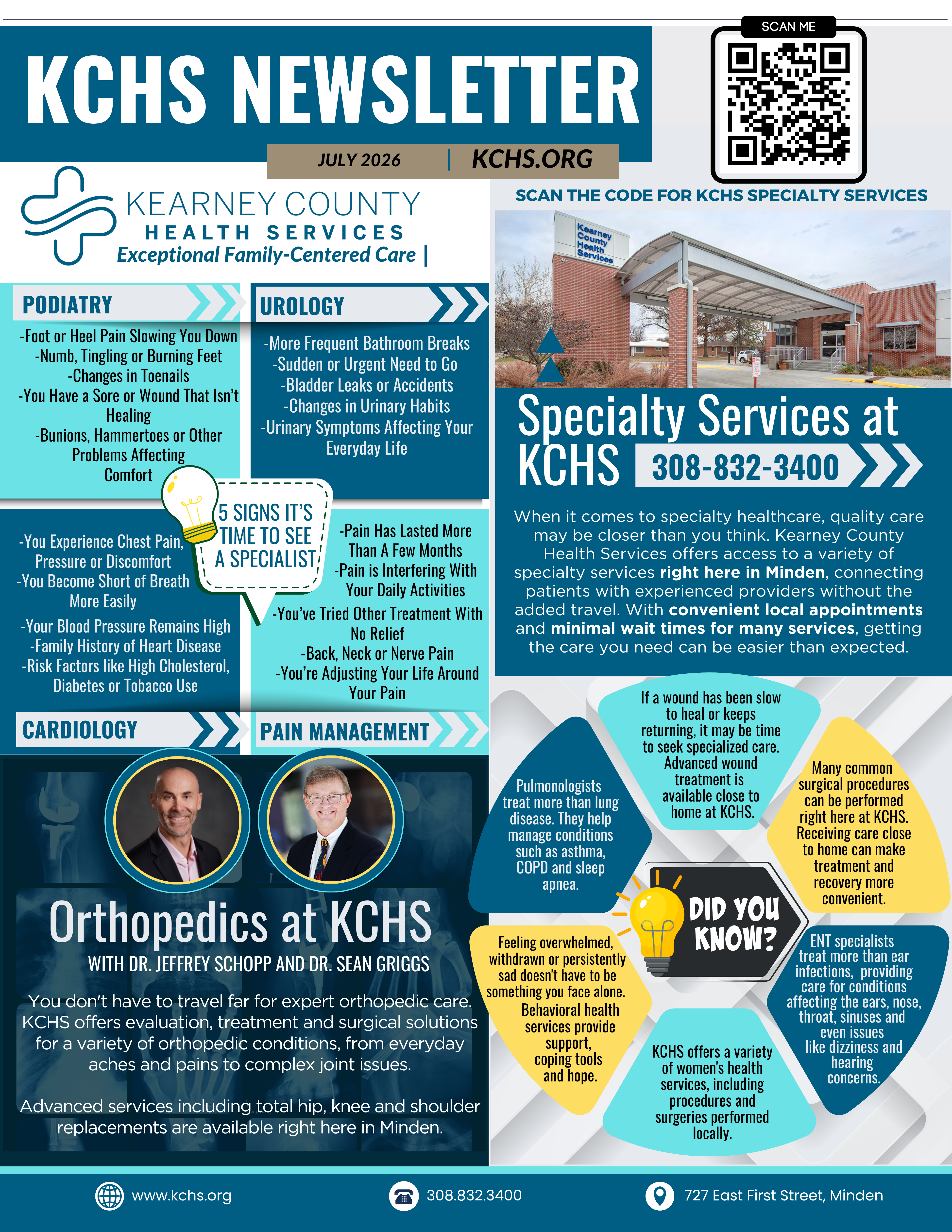 July 2026 KCHS Newsletter