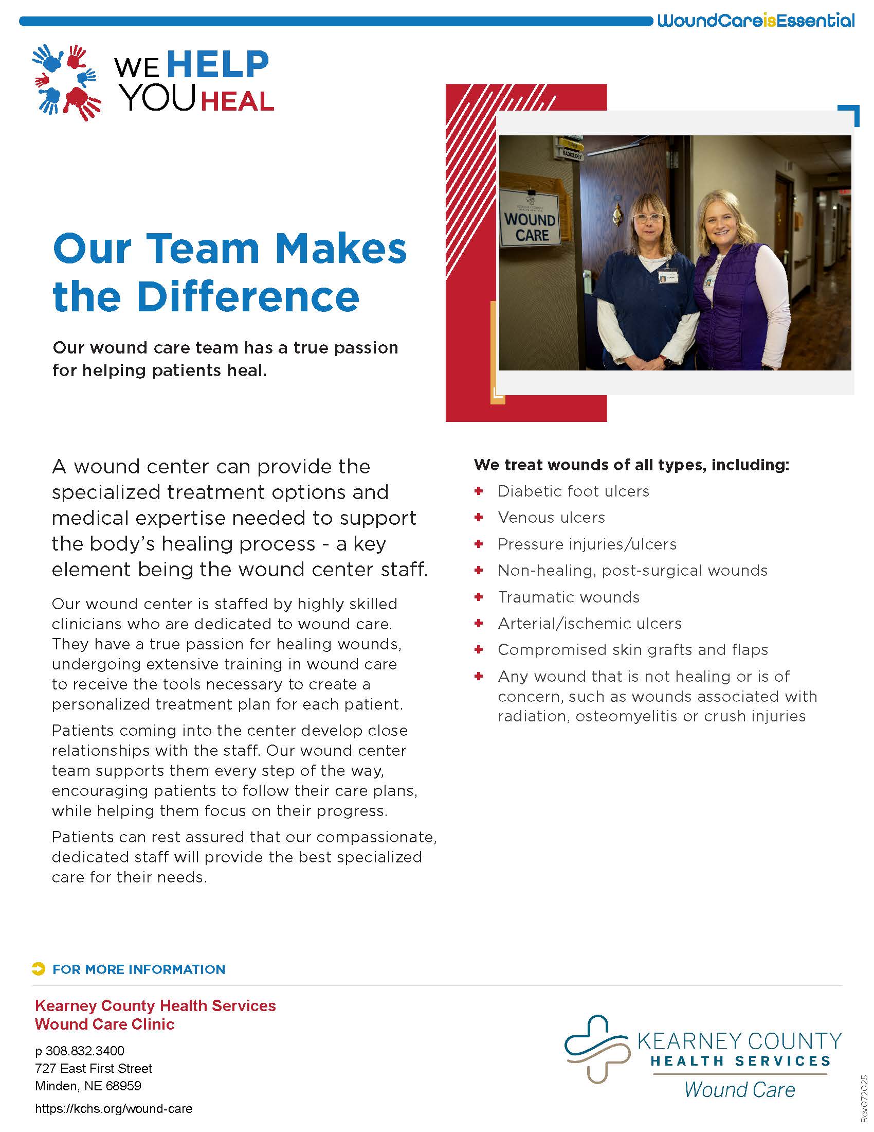 Our Team Makes the Difference Flier