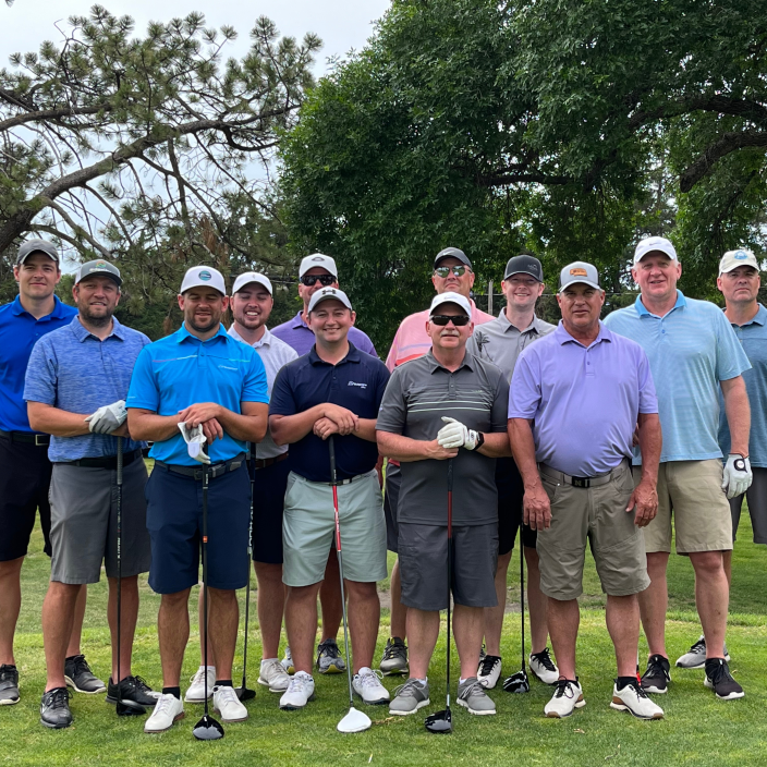Group of Golfers at Previous Tournament