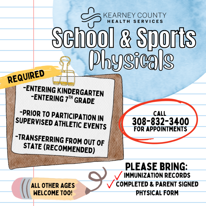 School and Sports Physicals Information