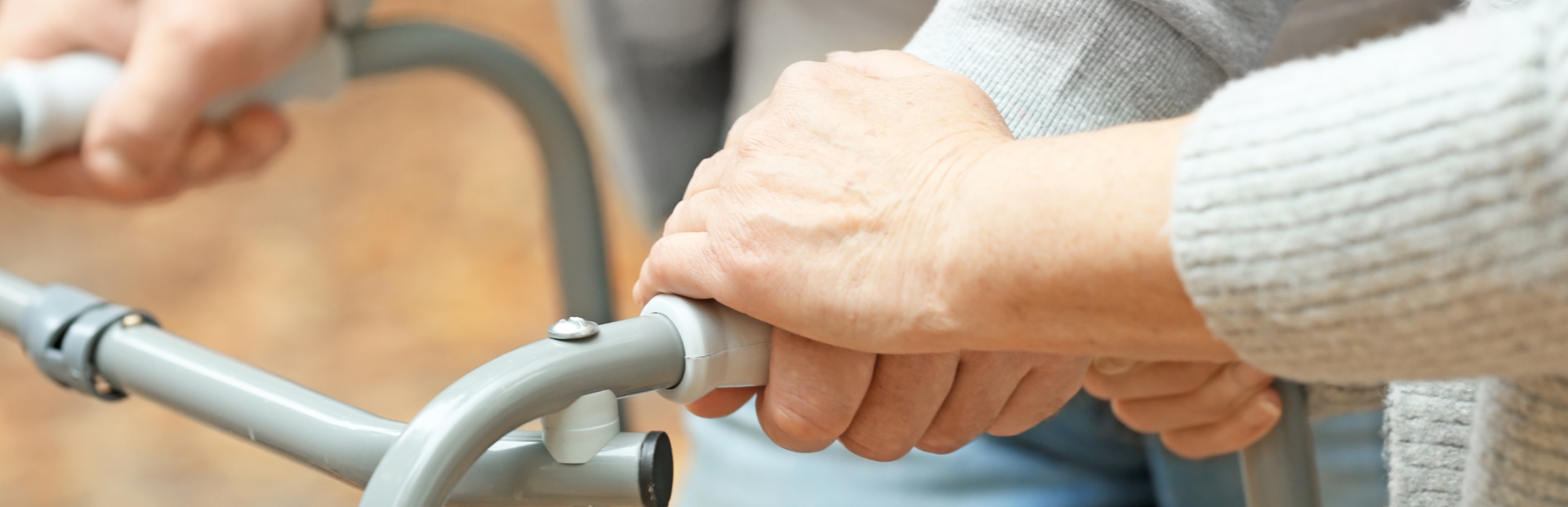 Walker with two sets of hands