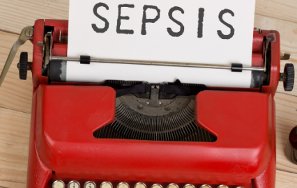 sepsis typed on a typewriter