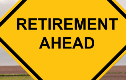 Retirement Ahead Sign