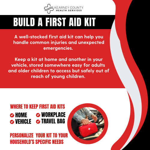 Build A First Aid Kit and Locations