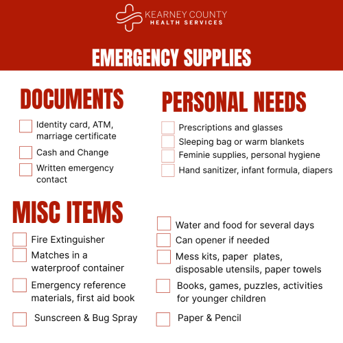 Emergency Supplies 2